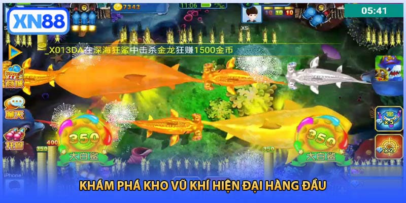 Khám phá kho vũ khí hiện đại hàng đầu